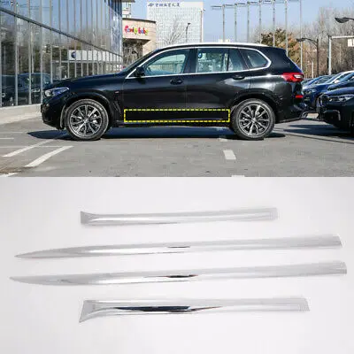 ABS Cromat Usa Laterala Corpul de Turnare prin Acoperire Trim 4 buc Pentru BMW X5 G05 2019 - 2020 Imagine  2