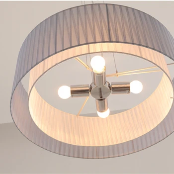 Nordic Pandantiv Lumini Moderne Pânză Agățat Lampă Pentru Sufragerie, Dormitor Studiu Decor Interior Acasă De Iluminat E27 Corpuri De Bucătărie
