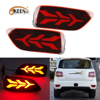 OKEEN se aplică 12-19 după nissan fel de muzică bara de protecție lampă cu LED-uri de semnalizare speciale auto stopuri