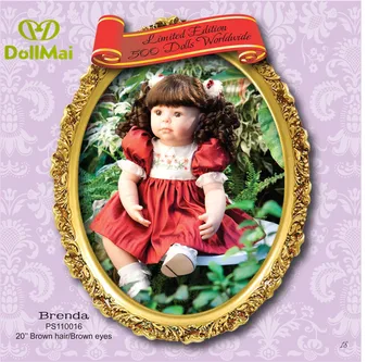 Papusa adorabil renăscut fată prințesă 50cm vinil silicon renăscut baby dolls real în viață copilul copii papusa pentru copii cadouri