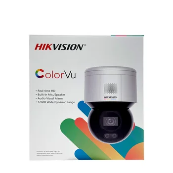 PTZ Hikvision ColorVu 4MP Mini Camera IP DS-2DE3A400BW-DE(F1)(S5) HD POE, H. 265 AcuSense Built-in Microfon, Difuzor Fata de Captare