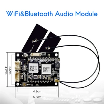 WiFi 2.4 G si Bluetooth 5.0 APLICAȚIE de Control Multi-Sursă Modulul Amplificator Audio Vorbitor Modulul Suporta AirPlay DLNA