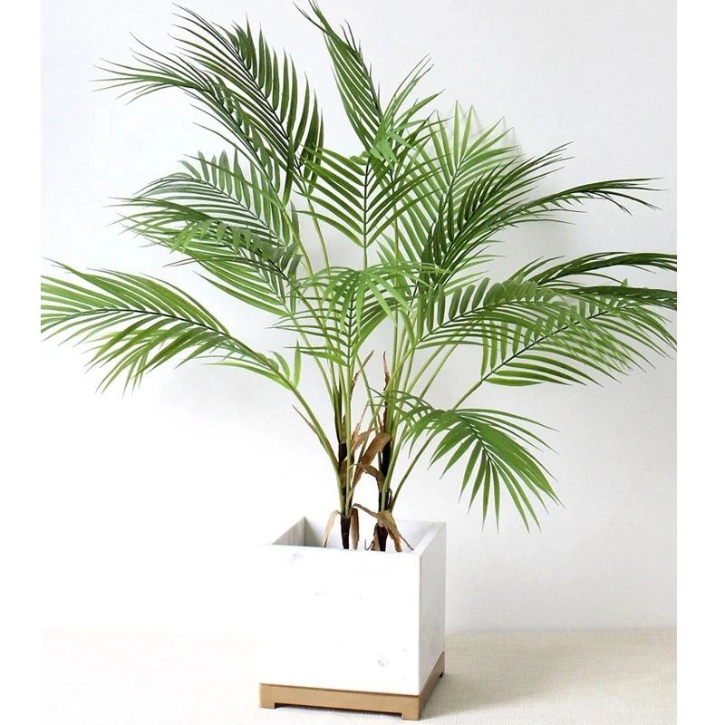 Plante artificiale de palmier de ramură palmier tropical fals plante acasă decorul interior grădină camera de zi de / cel mai bun \ Lotus-imobiliare.ro