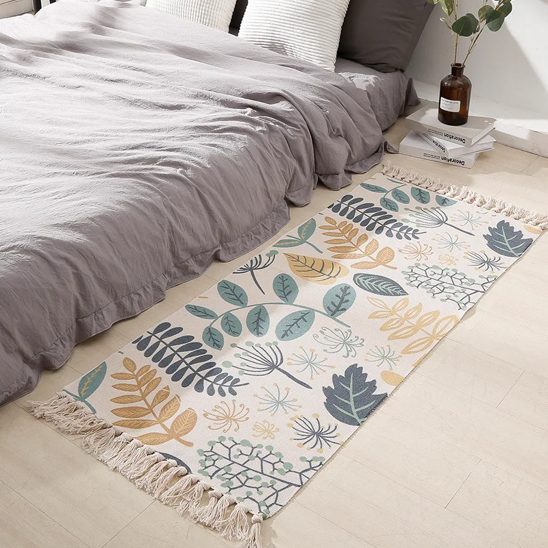 Stil etnic de și lenjerie de pat ciucure podea mat model geometric camera de zi canapea, covor acasă moale / Covoare Carpete \ Lotus-imobiliare.ro